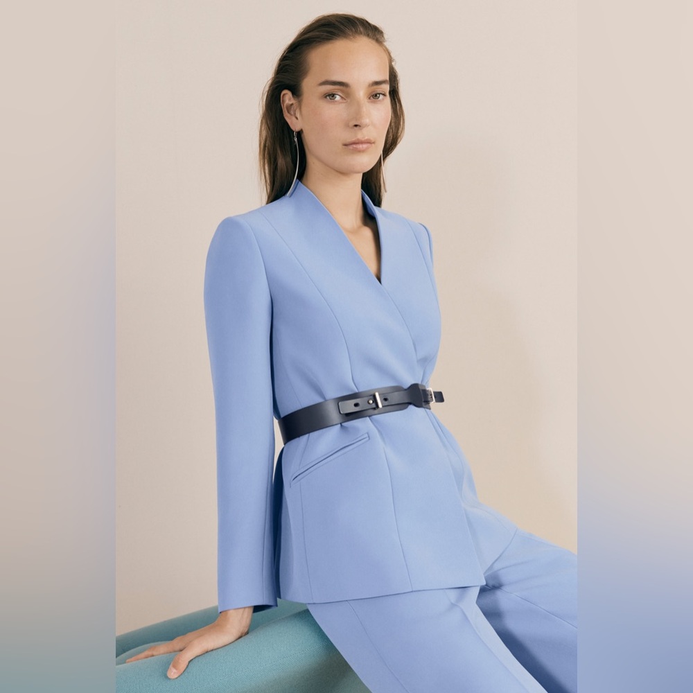 *NWT* The Fold Doppio Crepe Selsey Jacket Size 8